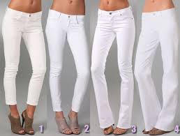Любимые белые джинсы
