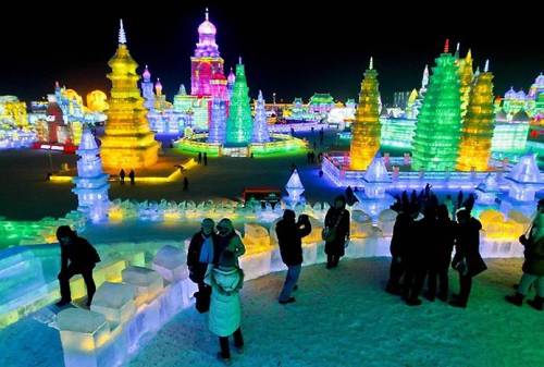 Фестиваль снега и льда в Харбине 